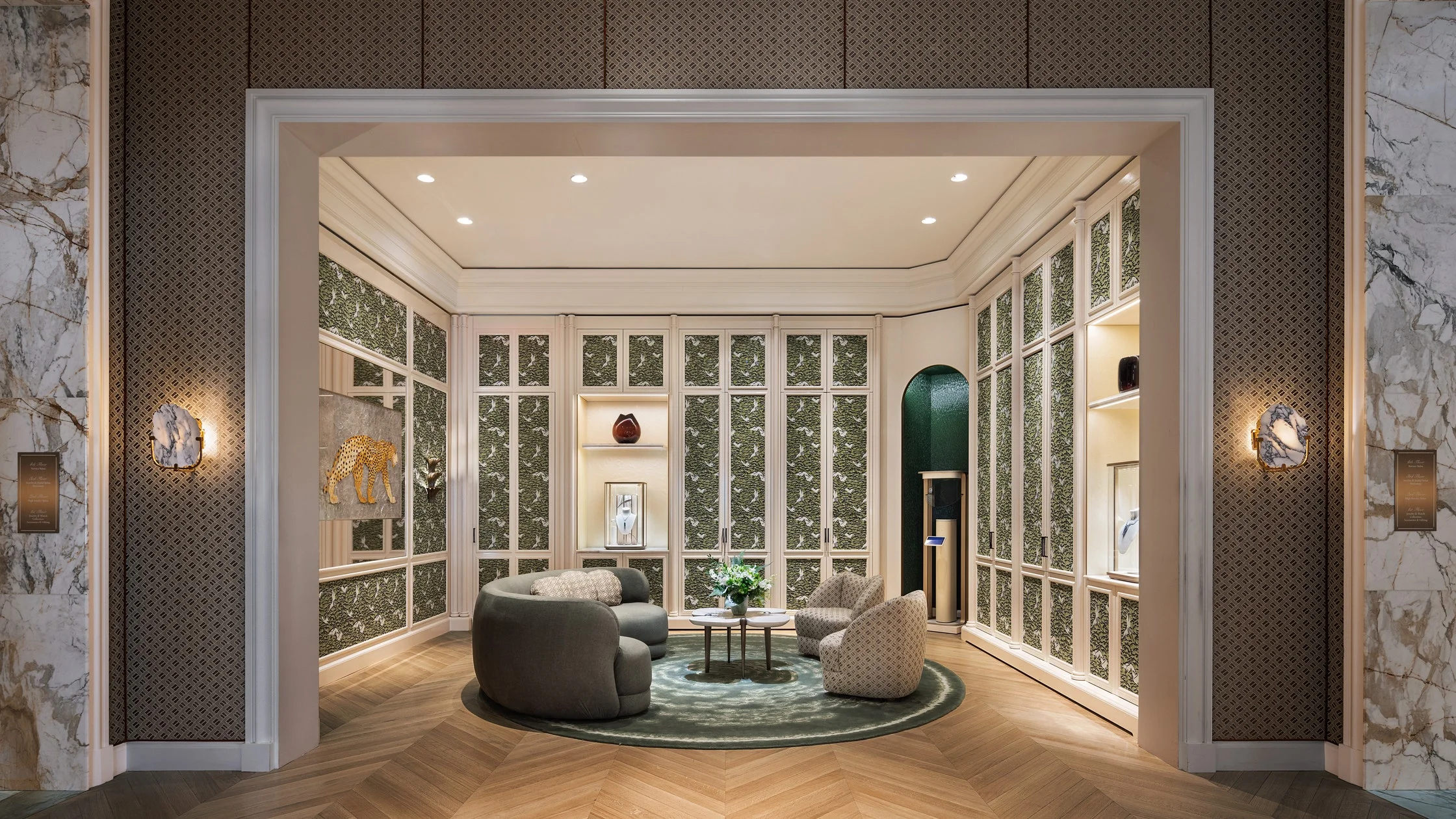 OscarOno floor at Cartier, New York