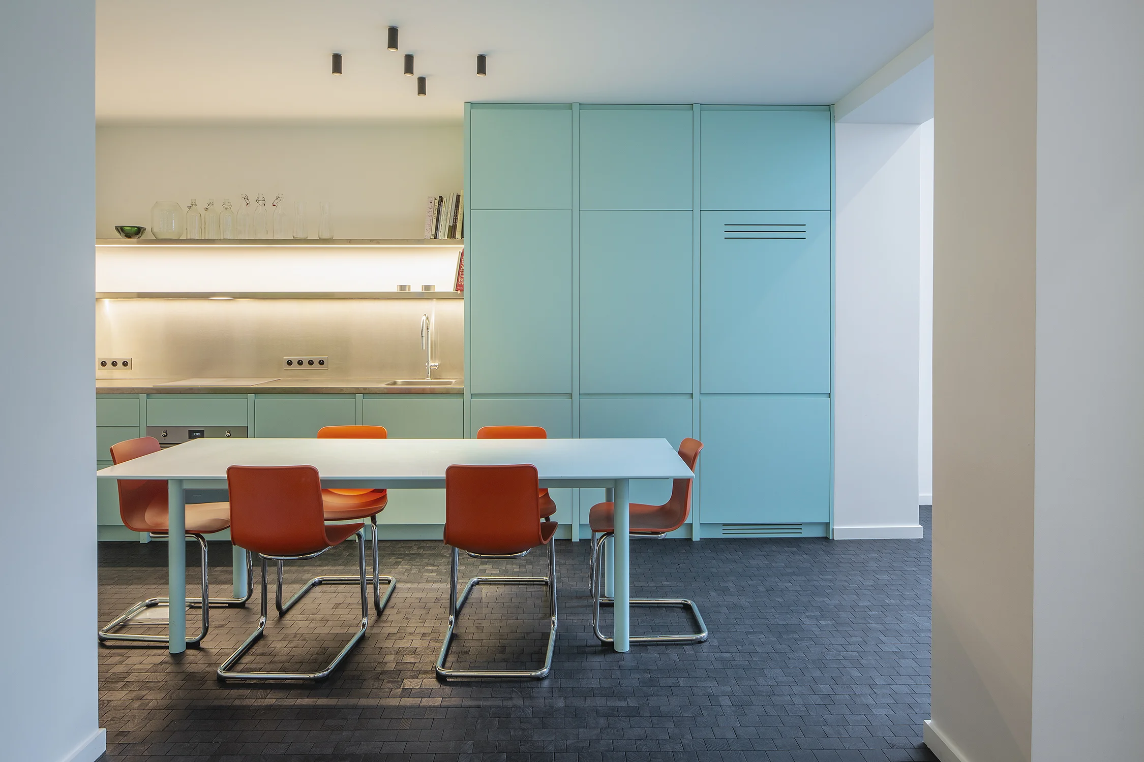 How to Pair Wood Floors with Stone and Marble