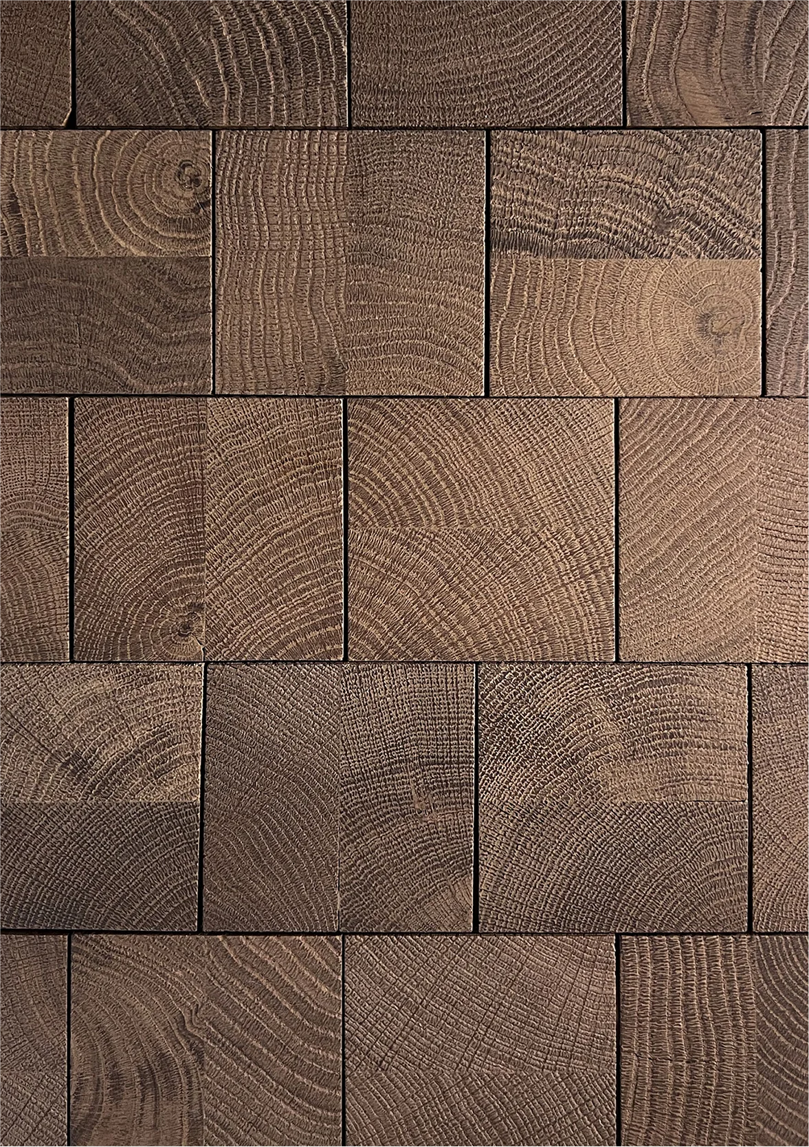Cube flooring, Smoke finish